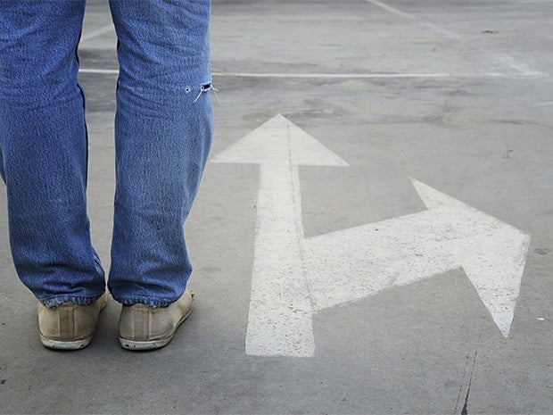 change direction