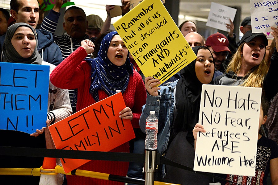 muslim ban protest
