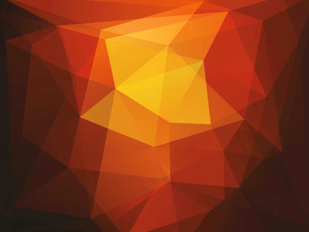 orange-yellow abstract triangles geometric background