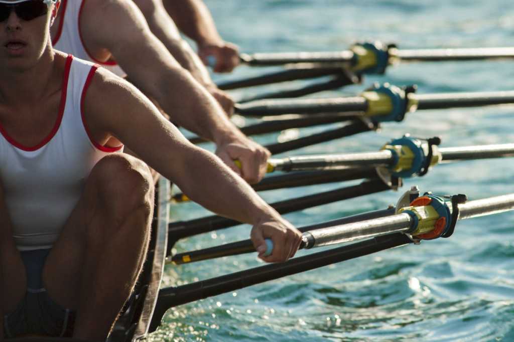 rowing team share teamwork collaboration succeed compete