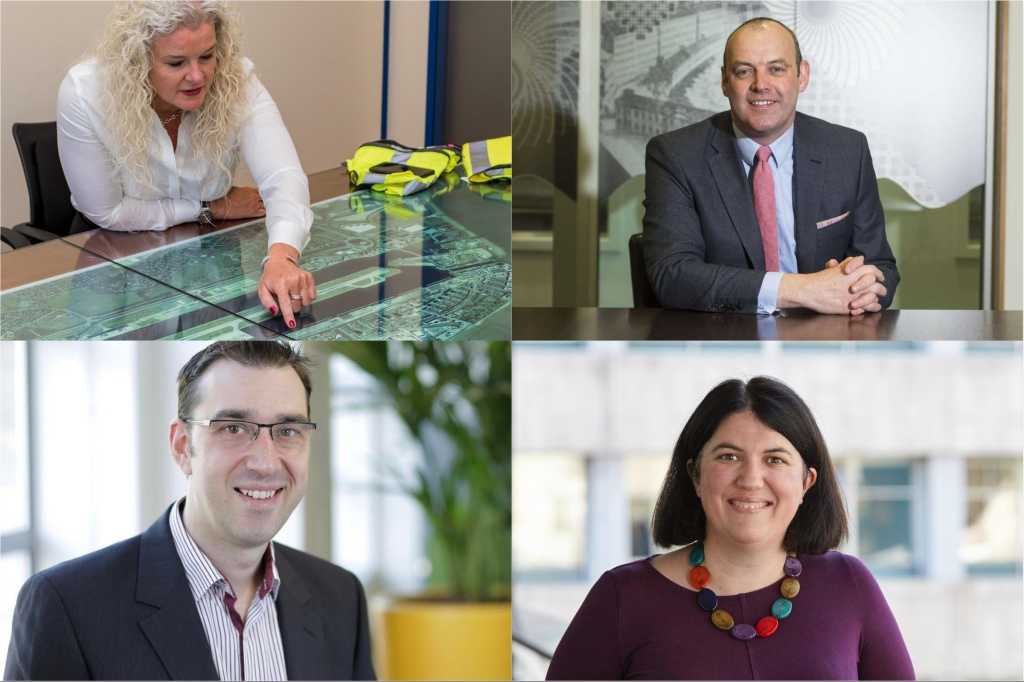 From top to bottom, clockwise: Alison FitzGerald - London City Airport COO; Fraser Ingram, group COO