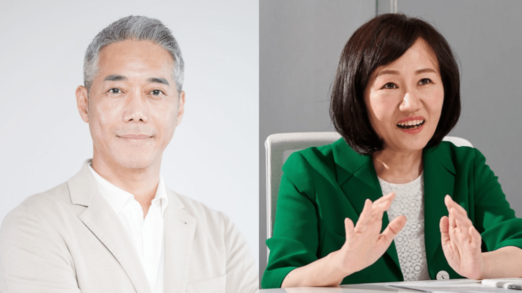 강형준 데이터브릭스 코리아 대표 겸 지사장(왼쪽)과 엄경순 데이터브릭스 코리아 기술 총괄 부사장(오른쪽)